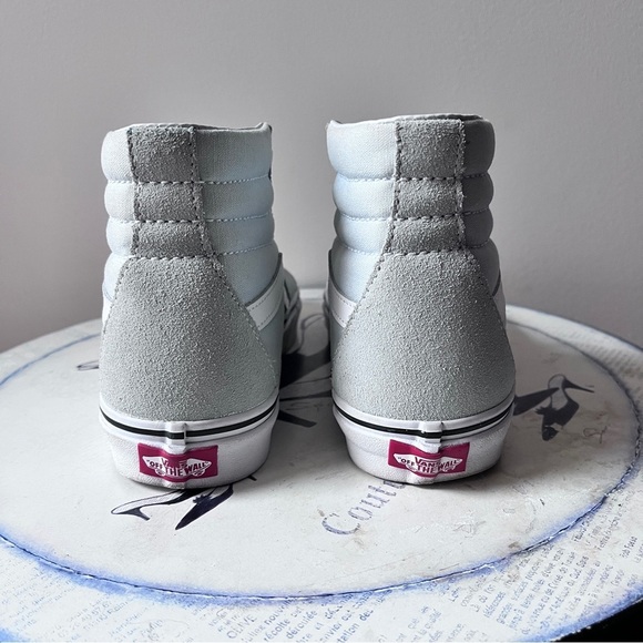 VANS Sk8-Hi Tappered Suede Pastel Blue Skater Sneakers Women’s 7.5 Men’s 6 - Picture 5 of 10